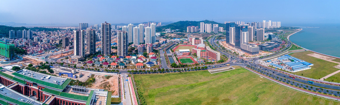 珠海香洲区半岛城市房产全景
