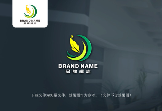 Y羽毛logo