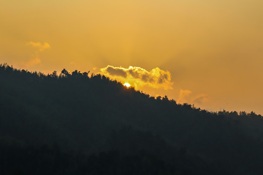 夕阳天空