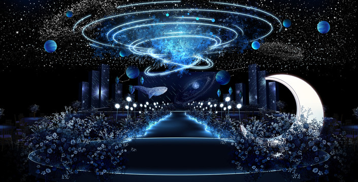 星空主題婚禮