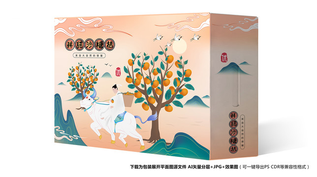 沙糖桔禮盒包裝