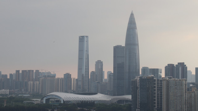 深圳科技园建筑沙河西路风景