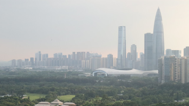 深圳科技园建筑沙河西路风景
