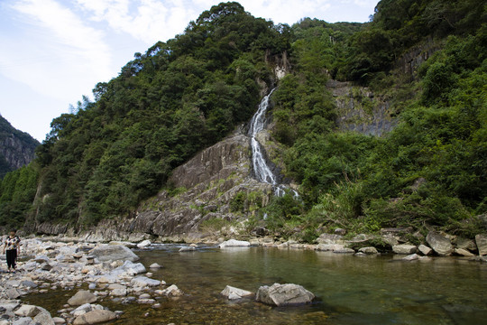 仙居山泉瀑布溪流