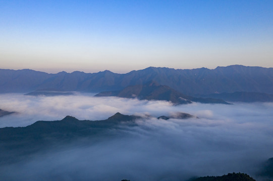 高山远景尧山云海