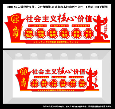 核心價(jià)值觀文化墻