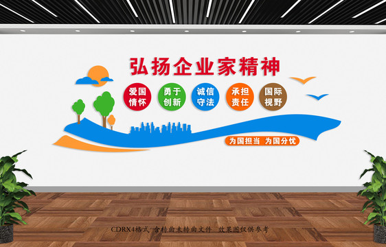 企業(yè)家精神文化墻