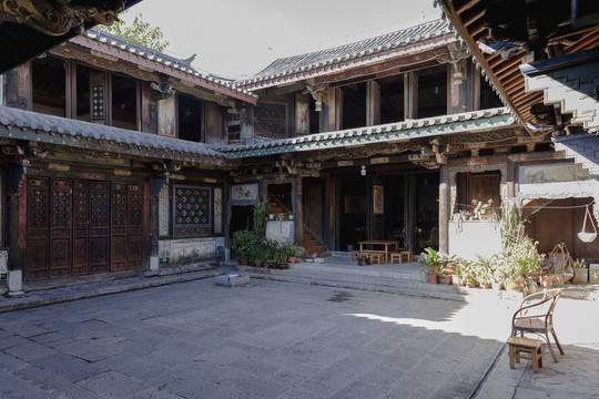 云南建水团山村古建筑四合院