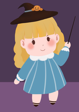 萬(wàn)圣節(jié)小女孩