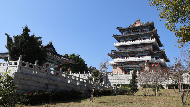 惠州红花湖高榜山挂榜阁