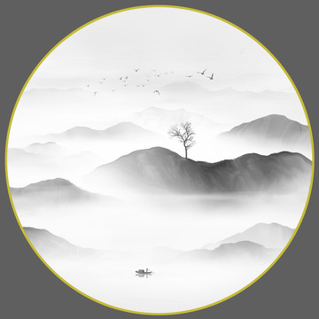 中式水墨畫(huà)