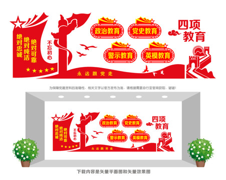 四項教育宣傳欄