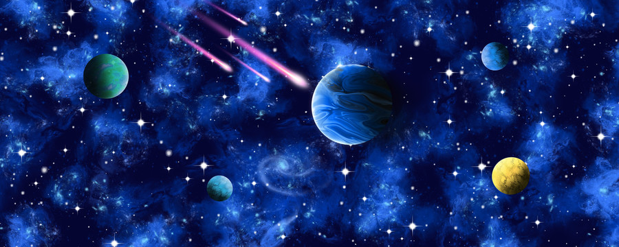 星空星球大圖