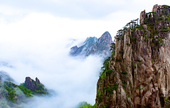 黄山山顶风光