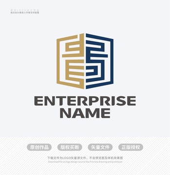 贵字图书馆LOGO标志设计