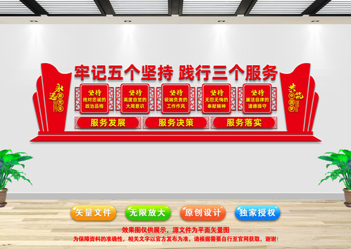 五個(gè)堅(jiān)持三個(gè)服務(wù)