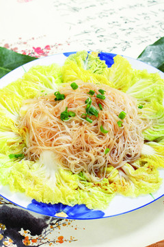 粉絲蒸大白菜