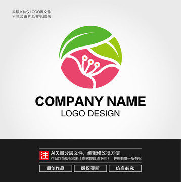 花朵植物LOGO