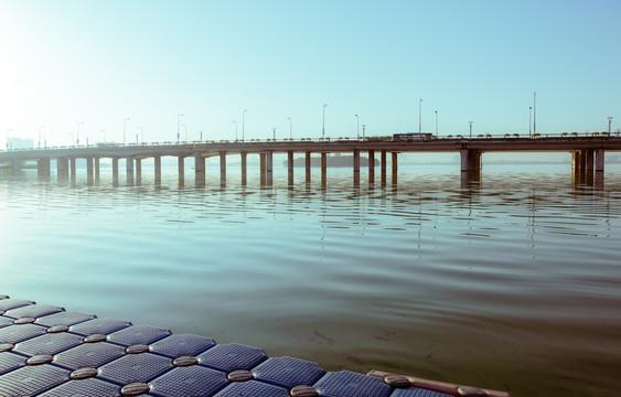 金鸡湖景观大桥