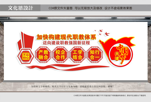 職業教育形象墻