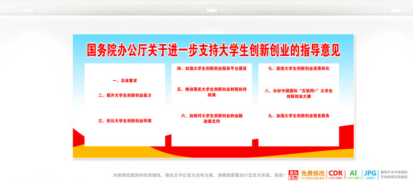 支持大學(xué)生創(chuàng)新創(chuàng)業(yè)的指導(dǎo)意見(jiàn)