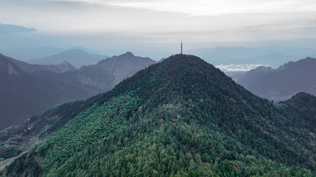 浙江省丽水市云和县群山景观