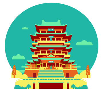 滕王閣扁平