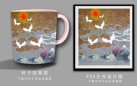 新中式陶瓷花面设计