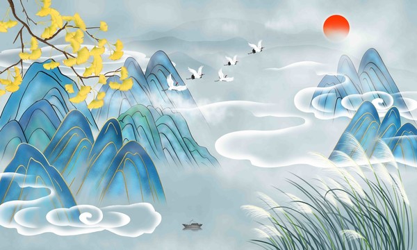 水墨山水畫(huà)