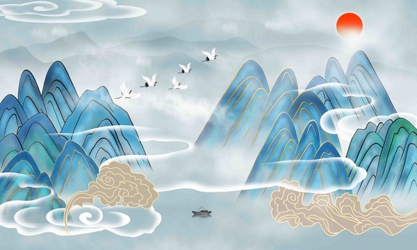 國潮山水