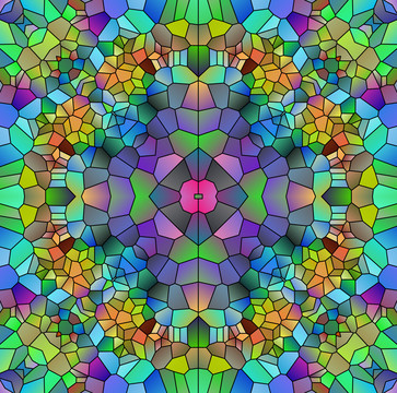 玻璃花窗圖案