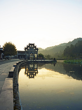 安徽西递古村景区