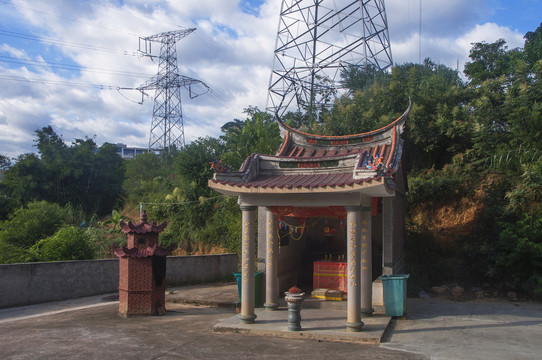 土地庙建筑景观