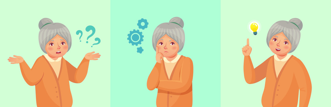 問題思考插畫素材