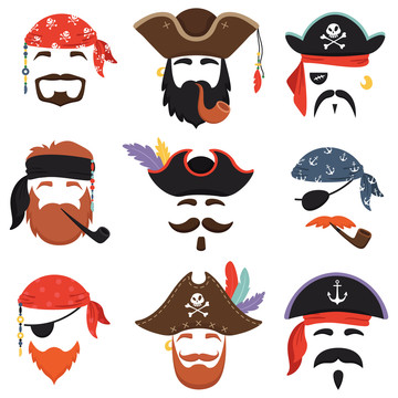 海盗面具装扮造型元素