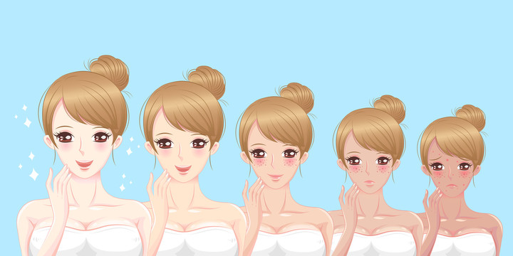少女肌膚改善進(jìn)度插圖