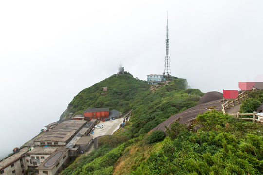 广西桂林猫儿山山顶电视转播站