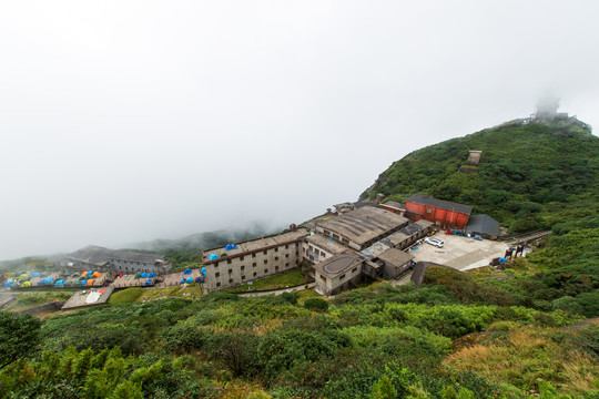 广西桂林猫儿山山顶住宿区