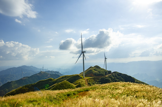 风能发电风电机清洁能源
