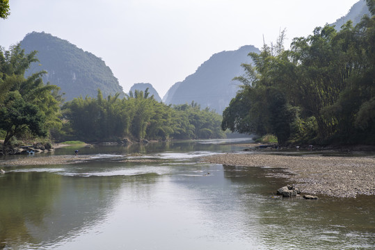 河流自然山水风景