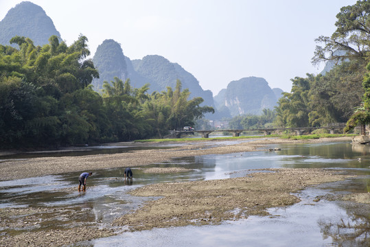 河流自然山水风景