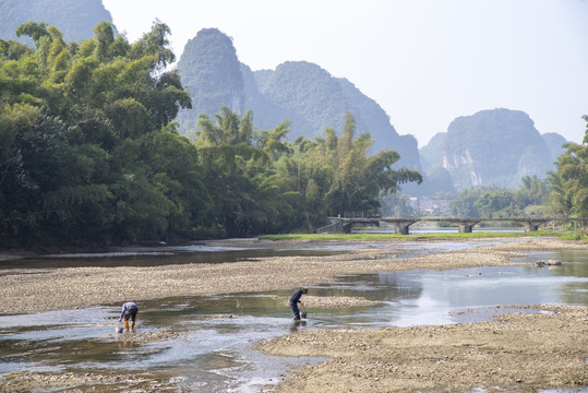 河流自然山水风景