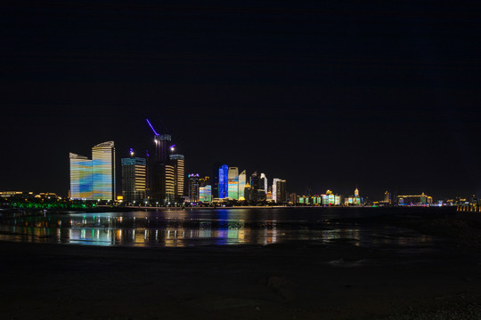 青岛海滨夜景