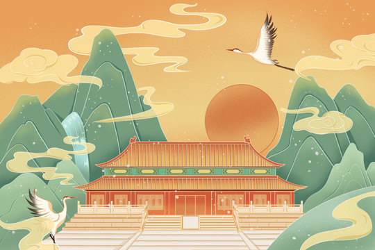 國(guó)潮插畫