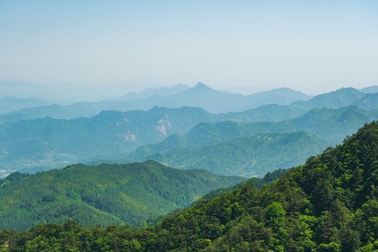 湖北黄冈罗田大别山薄刀锋风景区