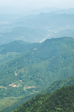 湖北黄冈罗田大别山薄刀锋风景区