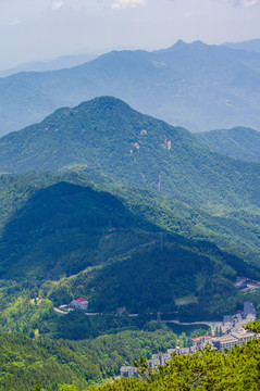 湖北黄冈罗田大别山薄刀锋风景区