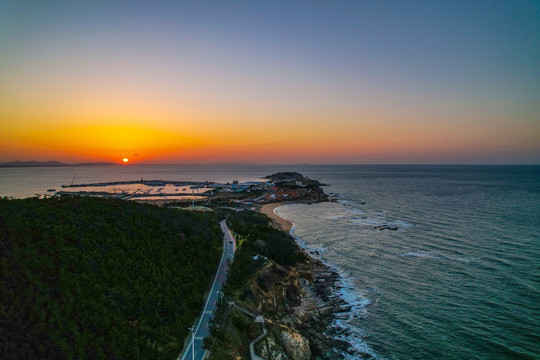 威海海水浴场小石岛