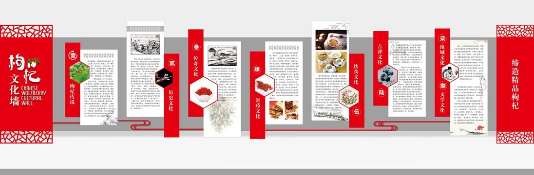枸杞文化墻