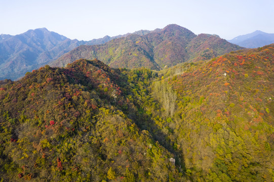 秦岭山秋色